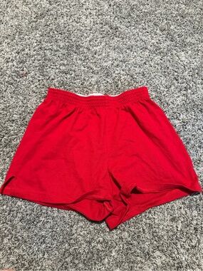 Soffe Bright Red Women's Athletic Shorts